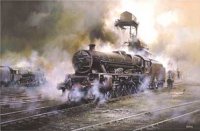 steam railway art